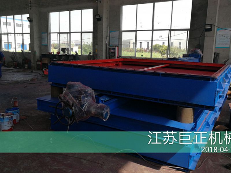 方形擋板門（寬12M）驗收合格，發(fā)貨準備中