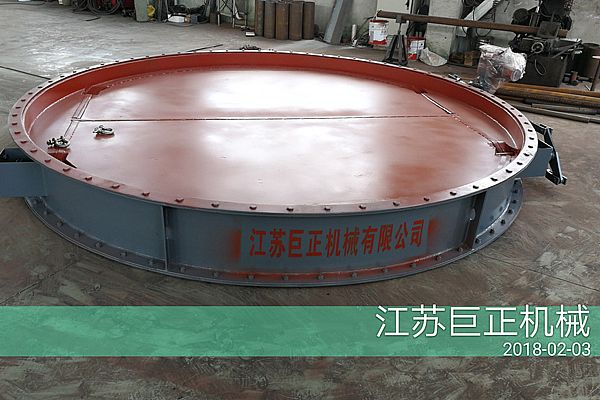 圓形擋板門（直徑270cm）完工了，準(zhǔn)備發(fā)往江西客戶